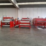 Linea di spargimento polvere termoplastica doppia