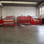 Linea di spargimento polvere termoplastica doppia