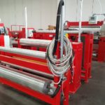 Linea di spargimento polvere termoplastica doppia