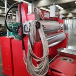 Linea di spargimento polvere termoplastica doppia